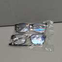 BLUEMOKY Reading Glasses for Women Men, Blue Light Blocking Glasses 2 Pack, Computer Readers, Spring Hinge (Black & Tortoise Rectangular)