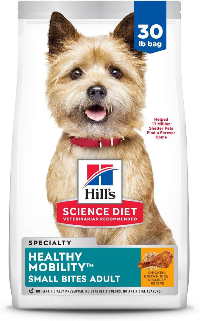 Hill's Science Diet Adult Healthy Mobility Small Bites Dry Dog Food (EXP 09/01/27)