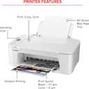Canon PIXMA TS3720 Wireless All-in-One Printer for Basic Home Printing, White