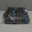 50PCS Christmas Tree Ornaments Set with Shatterproof Balls Icicle Snowflake Hanging Ornaments for Home Office Farmhouse Christmas Decorations, Dark Blue