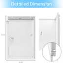 24 x 36 Access Panel for Drywall, Thicken 1.2mm Drywall Access Panel with Lock and Key, Heavy-Duty Access Door for Drywall, Plumbing and Ceiling