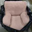 Bean Bag Chair with Filler, Bean Bag Sofa with Tufted Soft Stuffed Filling, Fluffy and Lazy Sofa, Comfy Cozy BeanBag Chairs with Memory Foam for Dorm, Apartment, Living Room (Pink)