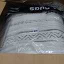 Tortania Area Rug Living Room Rugs - 8x10 Washable Large Soft Neutral Boho Moroccan Bohemian Farmhouse Rug Indoor Floor Carpet for Bedroom Under Dining Table Home Office Decor - Brown Beige