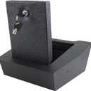 Center Console Gun Safe - Console Gun Vault Compatible with Chevrolet Silverado/GMC Sierra 1500 2019-2025 with Under-seat Bench Seat. (Electronic Keypad Lock)