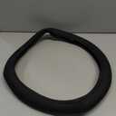 SEG Direct Car Steering Wheel Cover Universal Standard Size 14.5-15 inch, Black Microfiber Leather