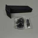 Goovilla Shelf Bracket, Heavy Duty Floating Shelf Brackets 6 inch Long, 6 Pack Brackets for Shelves, Black Coated Metal Wall Shelf Support Brackets with 1/5 Inch Thick and 160 lb. Load Capacity