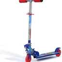 Sonic the Hedgehog 2 Wheel Kick Scooter with Light Up Wheels Foldable, Non-Slip Deck, Comfortable & Smooth Ride