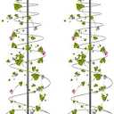 Trellis for Climbing Plants Outdoor, 2 Pack 73inch Tall Plants Trellis Support Metal Garden Trellis for Vegetables Flowers Plants Vine Support