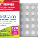 Boiron WartCalm for Painless Wart Removal on Hands, Knees, Plantar (Feet), and Other Bodily Warts for Adults & Children Ages 2+ - 120 Count (2 Pack of 60)