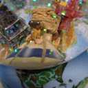 Snow Globe Valentine's Day with Music for Kids Boys Girls Women Adults Unique Gift 3D Hot Air Balloon Snowglobes Around The World Travel Rotating Christmas Music Box Decorations