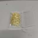 Outus 58 Pack Metal Curtain Hooks Pin On Drapery Hooks 1.2 x 1 Inch for Window,Door,Shower Curtain(Gold)