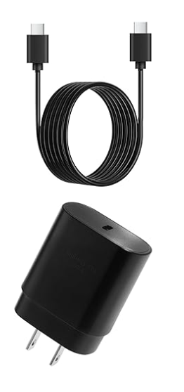 Super Fast Samsung Android Phone Charger,25W Samsung Charger Fast Charging, 1 Pack Quick Type C Chargers 10FT USB C Chargers Cable for SamsungGalaxy S25 Ultra/S25+/S24/S24 FE/S23/S22 FE/S21+/S20/A53/A36