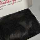 morvally Short Black Wavy Bob Wig with Bangs for Women 16 Inches Natural Synthetic Hair Wavy Wigs