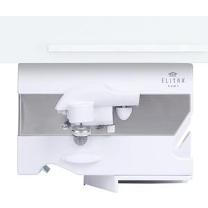 Electric Can Opener - 4 in 1 Under the Cabinet Mounted Can Opener, Blade Sharpener, Bottle Opener, Mounting Bracket for Seniors with Arthritis - Elitra Home (White)