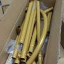 Hemmotop Metal Arch Backdrop Stand Set of 3, 6FT, 5FT, 4FT Party Arch Stands for Wedding, Birthday, Baby Shower, Bridal Shower - Balloon Arched Frame for Garden Decor, Gold Floral Arches, 3 Pieces (6x2.6 ft (HxW), 5x2.1 ft (HxW), 4x1.65 ft (HxW))