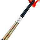 JapanBargain, Set of 5 Reusable Bamboo Chopsticks with Porcelain Crane Rests, Japanese Style Gift Set in Elegant Box, Black Chopsticks with Gold and Red Crane Print, Dishwasher Safe (Multicolor)