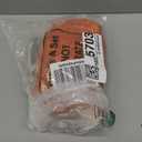 Tatuo 71 x 3 Inch Orange Faux Fur Trim for Hood Shaggy Fur Fabric Faux DIY Craft Garland Fluffy Strip for Winter Slippers Slides Xmas Gnomes Beard Santa Claus Hair Dwarf Cosplay Costume