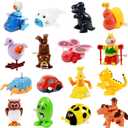 Wind Up Toy,16 Pack Assorted Clockwork Toy Set(Contents and Color May Vary), Wind Up Animal Party Favors Toy Great Gift for Boys Girls Kids Toddlers