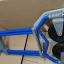 Folding Hand Truck Dolly, 200lbs Hand Cart with Telescopic Handle | Collapsible, Lightweight, Portable Dolly Cart with Wheels, Foldable for Shopping, Grocery, Travel, Home Use