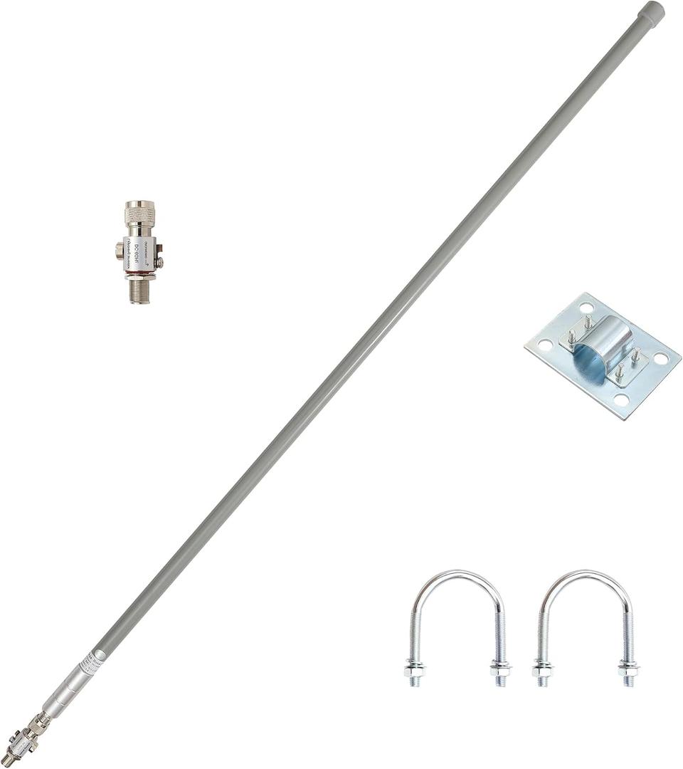 LoRa Antenna 915MHz Kit 8dBi Gain Outdoor Omni-Direction HNT Miner Antenna 3.6 ft Helium Hotspot Antenna