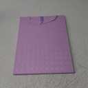 Foldable Backstage Mirror with Handle 33.5X 13.4 Inch Leather Folding Hanging Mirror Rectangular for Travel Dance Bag Home Fitness Spa Gift for Dancers(Purple)