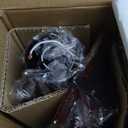 WISBEAM Outdoor Post Light, Pole Lantern, E26 Base 60W Max, Aluminum Housing Plus Glass, Wet Location Rated, ETL Qualified, Bulbs not Included, Black