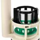 Toilet Flush Valve Replacement for 3" Two Piece Toilet Repair Kit | 3-inch two-piece toilet flush valve kit, heavy-duty plastic, stops leaks & weak flush, easy DIY, fits THU 440-1/460.6d/338-N