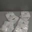 Comsmart Pet Fountain Filter Set, 3 Triple Filtration System Replacement Cat Water Fountain Filters for Square 84oz/2.5L Automatic Pet Fountain Cat Water Fountain (Pack of 8)