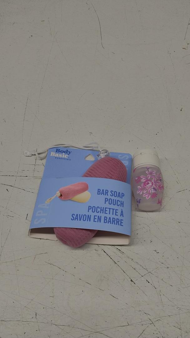 Travel Size Plastic Empty Toiletry Bottles. Body Basic Bar Soap Pouch