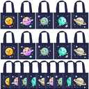 BANBALLON 13 PCS Outer Space Party Favor Bags Space Gift Bags Treat Gift Bags for Kids Galactic Solar System Birthday Party Outer Space Theme Party Baby Shower Goodie Bags Supplies (Space 01)
