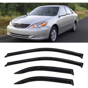 Window Visors Rain Guards Shield for 2002-2006 Toyota Camry, Out-Channel Window Vent Wind Deflectors Visors Shades for 02-06 Camry