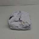 4.75 FT Inflatable Hot Tub Cover with Handle,Energy Saving Lid for Round Hot Tub,Outdoor Inflatable Hot Tub,Inflatable Insert Insulated Lid Replacement (WHITE)