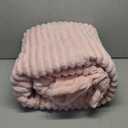 BEDELITE Fleece Twin Comforter Set -Super Soft & Warm Fluffy Pink Bedding, Luxury Fuzzy Heavy Bed Set for Winter with 1 Pillow Case