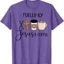 Fueled by Jesus Coffee T-Shirt, Large