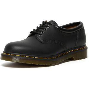 Dr. Martens 8053 5 Eye Padded Collar Shoe, Black Nappa, 10 UK/11 US Men