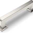 Amerdeco 10 Pack Brushed Satin Nickel Cabinet Pulls 3 Inch(76MM) Hole Centers Kitchen Cabinet Handles Cabinet Hardware Kitchen Handles for Cabinets Cupboard Handles Drawer Pulls ZH0019