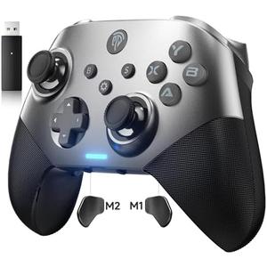 EasySMX X10 PC Controller for Black Myth: Wukong - Enhanced Wireless Bluetooth Controller with a Swappable Faceplate/Hall Joysticks and Triggers for PC/Switch/Steam/Android TV/Android and iOS Mobile