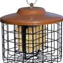 More Birds Squirrel-X Double Suet Feeder, Outdoor Wild Bird Feeder, Cage Bird Feeder, 2 Suet Cake Capacity