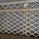 Toddleroo by North States - Diamond Mesh Wooden Baby Gate: Pressure Mounted Baby Gate for Doorways - Adjustable 26.5 to 42 Inches Wide - 23 Inches Tall