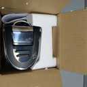 Hamilton Beach Smooth Touch Electric Automatic Can Opener with Easy Push Down Lever, Eliminates Sharp Edges, Opens All Standard-Size and Pop-Top Cans, Extra Tall, Black and Chrome (76606AG)
