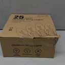 Minetom C9 Multicolor Christmas String Lights, 25FT 25 Blubs Bright & Warm Outdoor Christmas Lights, Long Life C9 String Lights for Tree Patio Gazebo Wreath, Multicolor Green Wire