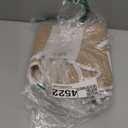 JOIEDOMI 36" Christmas Burlap Tree Skirt with Snowflakes, Decoration for Xmas Home Holiday Indoor Outdoor Seasonal Decors (Beige)