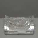 Gawerk Clear Acrylic Single Pocket, Plastic Hanging Wall Mount File Holder for Office Home (Clear, 2 Pack)
