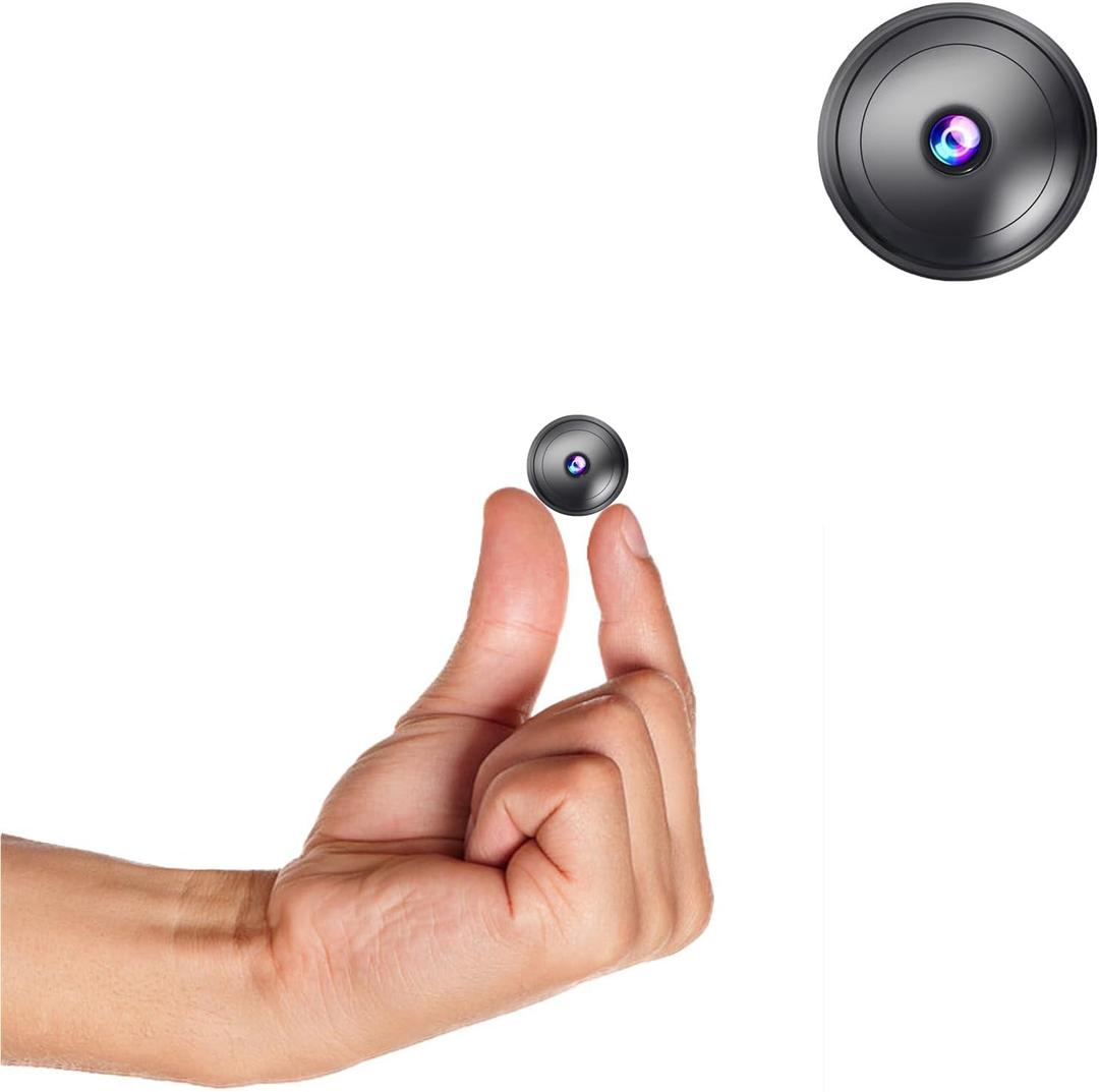 Hidden Camera with Audio/Video. Mini Small Camera. Spy Hidden Cameras for Home Indoor Use Spy Cam with Night Vision and Motion Detection Baby Monitor Small Mini Wireless Outdoor (4k)