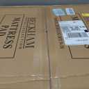 Beckham Hotel Collection Twin XL Size Hybrid Mattress Protector & Pad - Extra Padded, Thick, Plush, & Fitted Mattress Topper for Bed - Quilted Pillow Top Mattress Cover