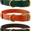Tuff Pupper Classic Heavy Duty Dog Collar | 10x Stronger Than Leather | 100% Waterproof & Odor Proof Dog Collar | Tough Rust-Proof All Metal Hardware Size L