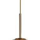 KCO Lighting 1-Light Modern Glass Pendant Lights Large Gold Globe Pendant Light Mid Century Single Pendant Light Kitchen Island Dining Room Lighting Fixtures Ceiling Hanging