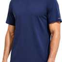 Men's Workout T-Shirt Quick Dry Moisture Wicking Athletic Gym Shirts, Breathable Short Sleeve Training Running Tops (XL)