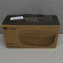 i box Dawn FM Radio, Bluetooth Wireless Speaker, Fast Charging, Clock Radio, LED Display, USB Charger, Dimmable Night Light, Alarm Clock Feature, Wireless Charger, Digital Clock, Dual Alarm (Grey) (Gray)