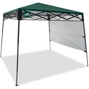 YOLI LiteTrek 36 7'x7' Instant Canopy with Forest Green Top and Cool Gray Frame